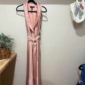 Aidan Mattox Blush Satin Garment